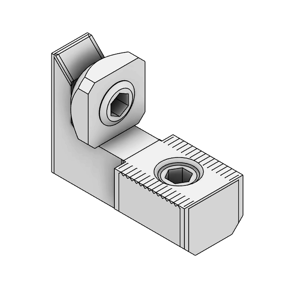 41-004-0 MODULAR SOLUTIONS SPEEDLOCK INSERTABLE HIDDEN INNER CONNCETOR HIDDEN PROFILE FASTNER